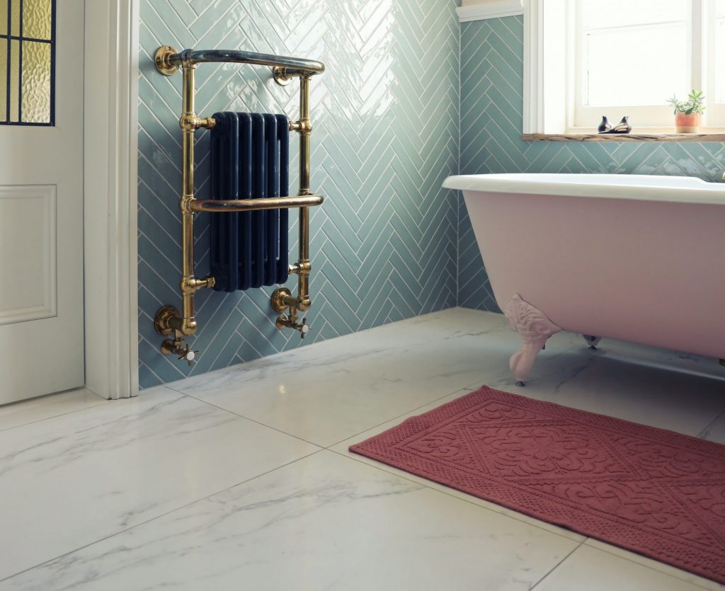 Unique Bathroom Floor Tile Design